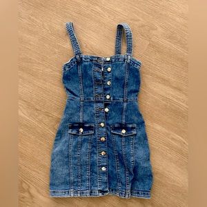 Jean Button down dress